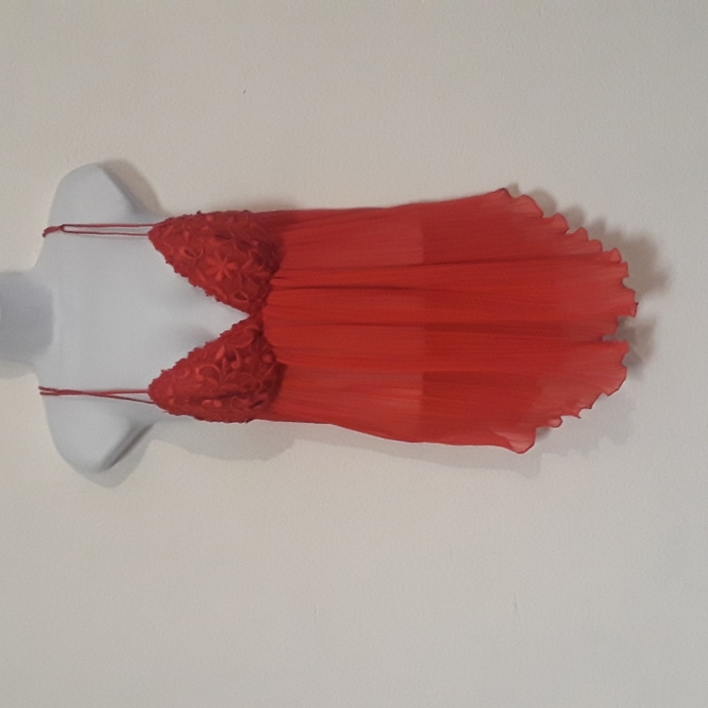 VTG. FLORA NIKROOZ  SZ. M RED LINGERIE